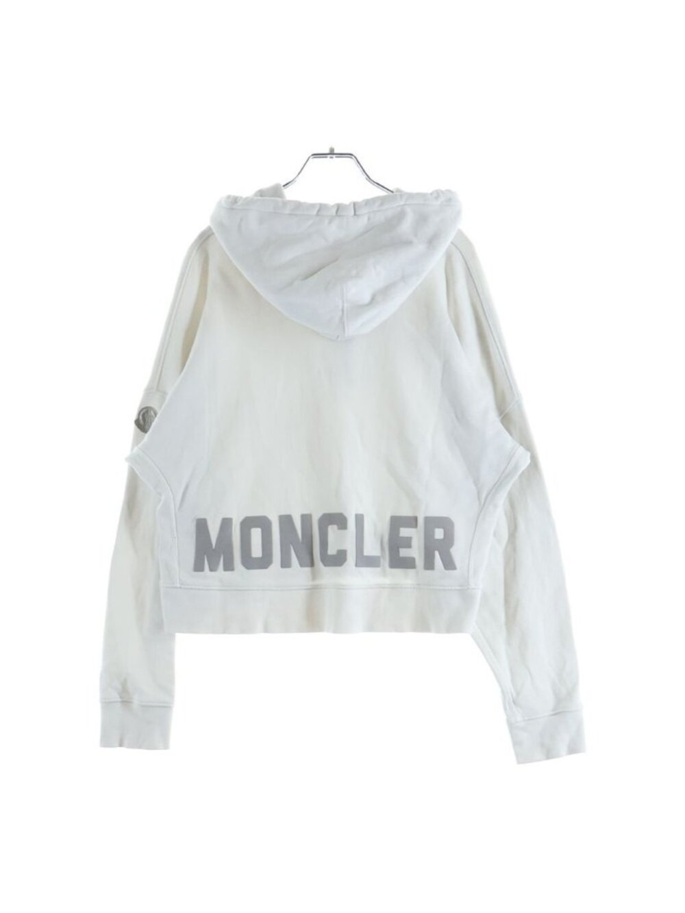 Moncler Maglia Girocollo Pullover Hoodie White XS